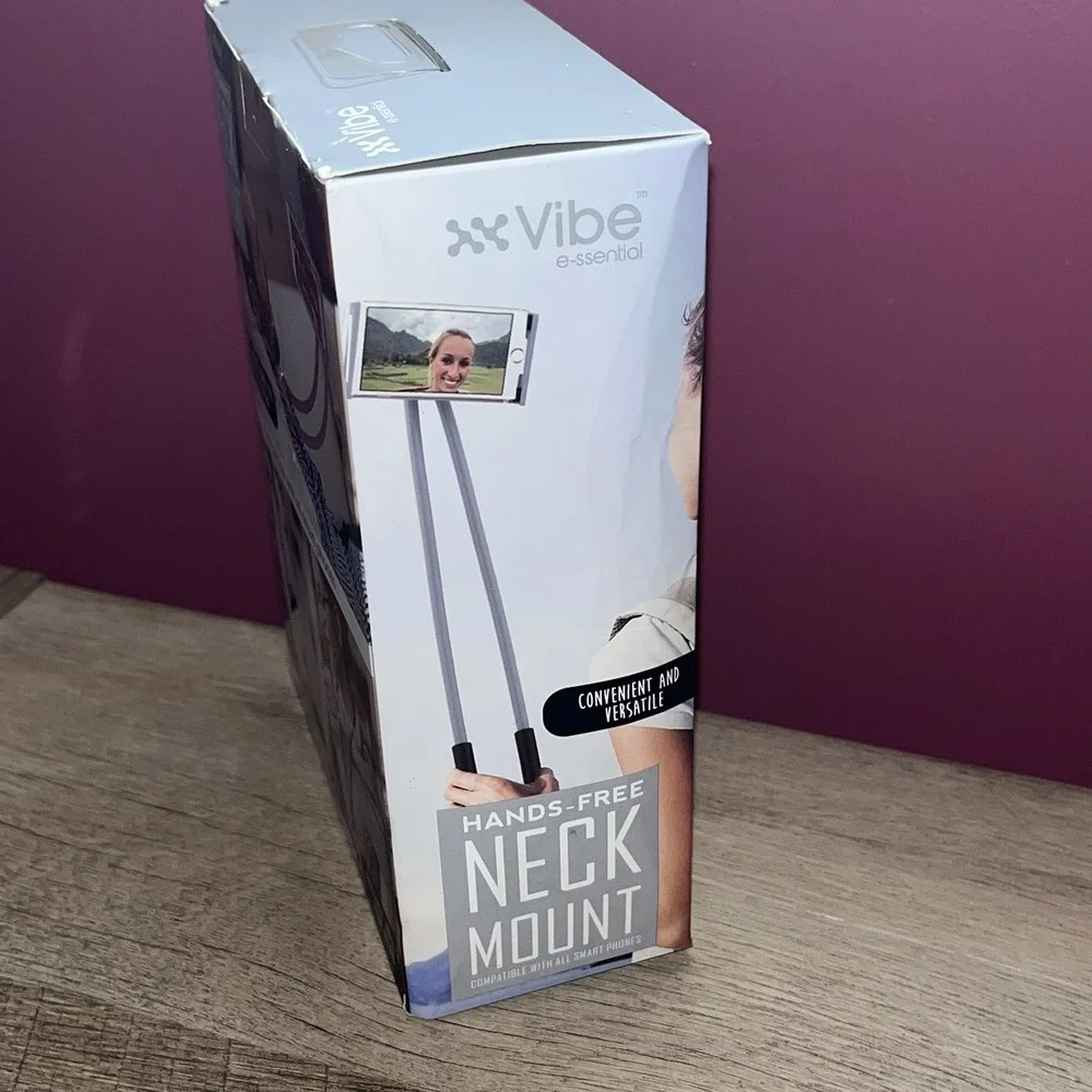 Vibe Lazy Neck Phone Holder, Hands-Free Universal Cell Phone Mount for Bed/Table